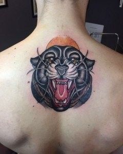 Ligera Ink panther tattoo stefano bonura New traditional tattoo tatuaggio pantera tatuaggi belli