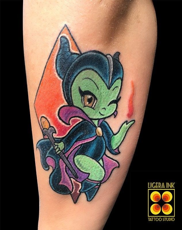 Ligera Ink Tattoo Milano Torakiki maleficent tatuaggi cartoon milano cartoni animati milano tatuaggi milano tatuaggi belli tatuaggi-disney