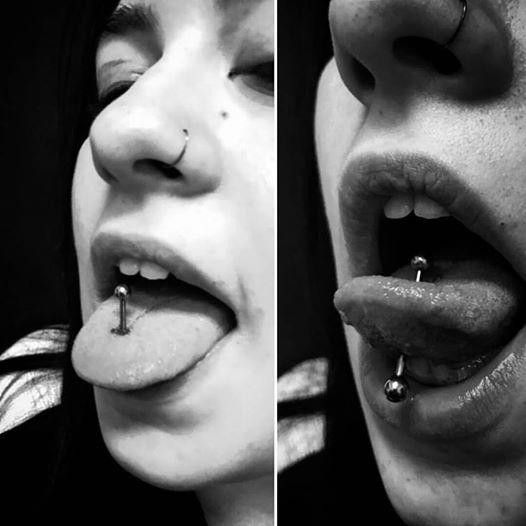 Marky Piercer: Piercing lingua Ligera Ink piercing milano piercing milano prezzi