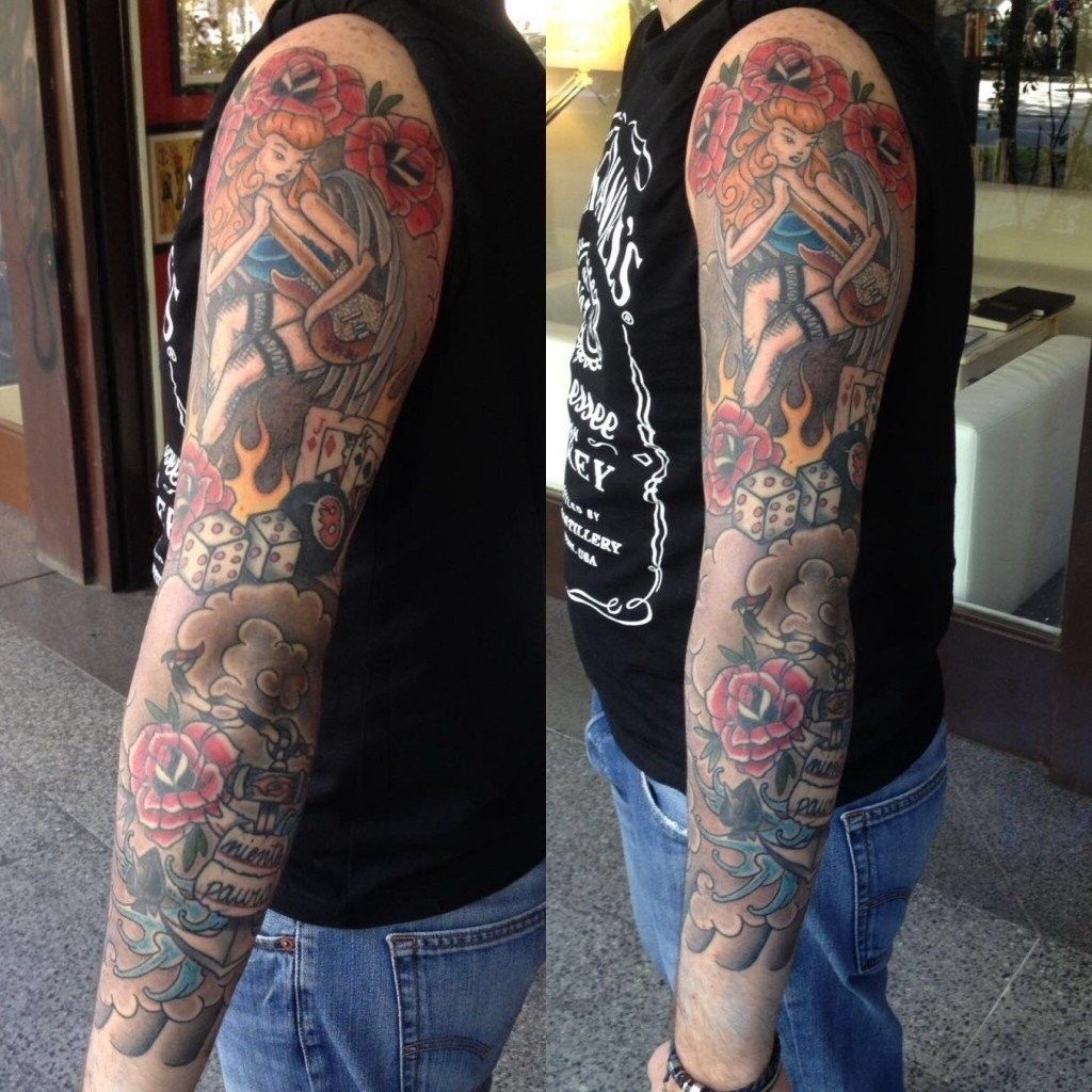 Rocking Silvia Tattoo: Old School - Ligera Ink Studio Tattoo Milano tatuaggio tatuaggio new school tattoo new school tatuaggio Pin Up Tattoo