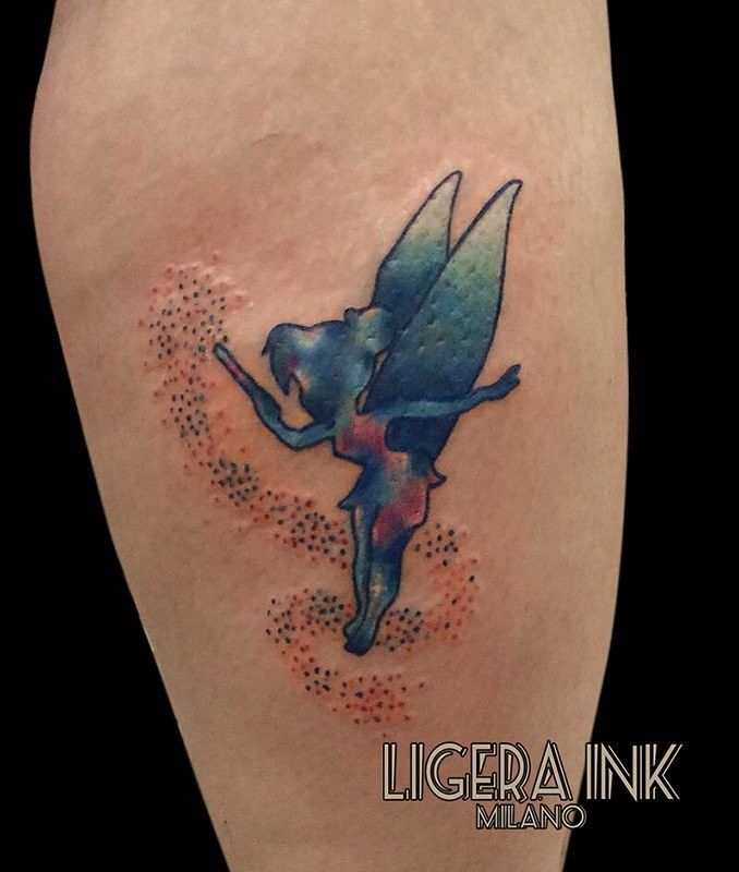 Ligera ink tattoo milano tatuaggi cartoni animati tattoo cartoon tatuaggi cartoon studio di tatuaggi milano tattoo studio milano tatuaggi Milano tattoo milano migliori tatuatori milano tattoo disney tattoo fatina trilly tattoo peter pan tatuaggio fata