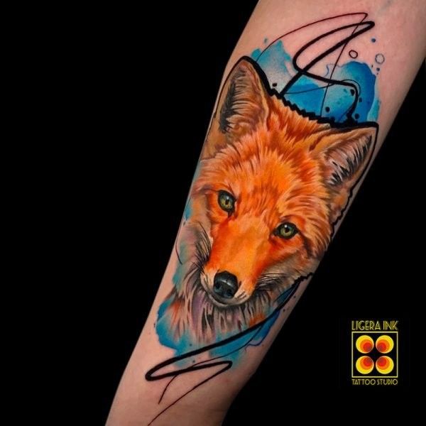 Ligera-Ink-Tattoo-Milano-Tatuaggi-milano-tatuatori-milano-tatuaggio-watercolor-milano-tattoo-watercolor-tatuaggio-volpe