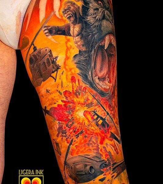 Ligera-ink-tattoo-milano-tatuaggi-milano-migliori-tatuatori-milano-tattoo-realistici-milano-tatuaggi-realistici-milano-tattoo-ritratto-milano-tatuaggio-ritratto-milano-King-Kong-Gorilla
