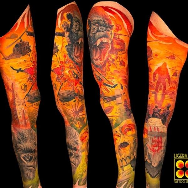 Ligera-ink-tattoo-milano-tatuaggi-milano-migliori-tatuatori-milano-tattoo-realistici-milano-tatuaggi-realistici-milano-tattoo-ritratto-milano-tatuaggio-ritratto-milano-King-Kong-Gorilla