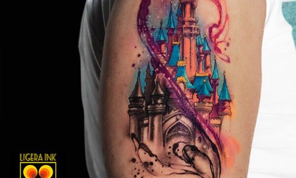 Ligera-Ink-Tattoo-Milano-Tatuaggi-milano-tatuatori-milano-tatuaggio-watercolor-milano-tattoo-watercolor-tatuaggio-castello-disney-watercolor