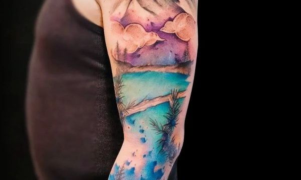 Ligera-Ink-Tattoo-Milano-Tatuaggi-milano-tatuatori-milano-tatuaggio-watercolor-milano-tattoo-watercolor-tatuatrice-watercolor-milano-tatuaggio-landscape-medusa