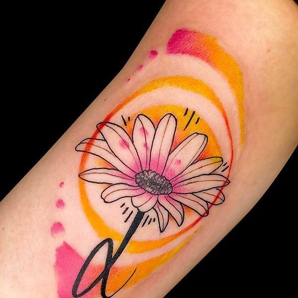 Ligera-Ink-Tattoo-Milano-Tatuaggi-milano-tatuatori-milano-tatuaggio-watercolor-milano-tattoo-watercolor-tatuatrice-watercolor-milano-tatuaggio-landscape-margherita-watercolor