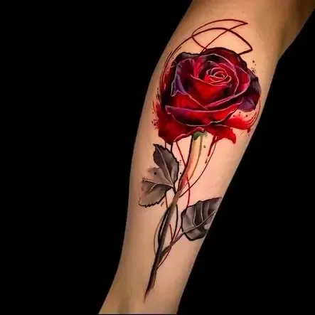 Tatoo_watercolor_Rosa