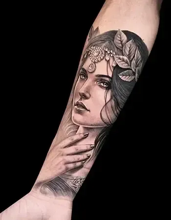 tatuaggio di una dea