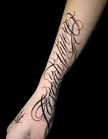 Scritta lasciati vivere