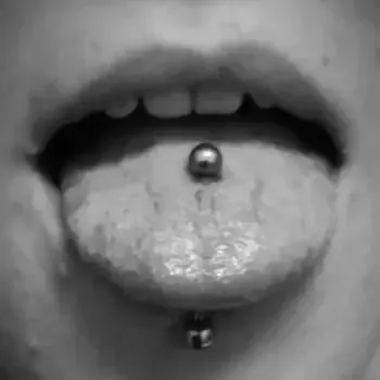 piercing lingua